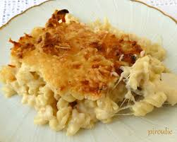 Gratin De Pates A La Bechamel Patisseries Et Gourmandises