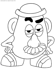 These popular characters have become the number one children's cartoon character today. Toy Story Coloring Pages Mr Potato Head High Quality Coloring Pages Coloring Home