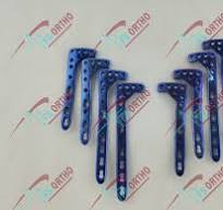 VA Proximal Tibiä Locking Plates L/R 4 & 6 Holes Set of 8 Pcs TT Orthopedics