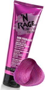 N rage hair dye pink. Amazon Com N Rage Demi Permanente Hair Color Twisted Teal Hair Highlighting Products Beauty