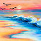 Paint Nite: Waves At Sunset