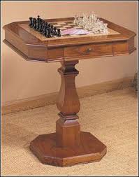Chess Table I Would Like A Checker Table Like This Better Though Chess Table Checkerboard Table Chess Board Table