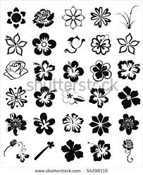 Stock Vector Flower Images 54296119 Jpg 385 470 Tropical Flower Tattoos Flower Drawing Small Flower Tattoos