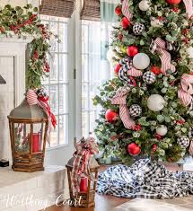 My Eucalyptus Buffalo Check Christmas Trees Mantel Worthing Court