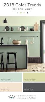 2018 Color Trends Muted Mint Home Decor Trending Paint Colors Room Colors