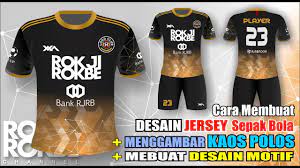 Desain baju bola bukan hanya sekedar identitas sebuah klub, tetapi juga sebuah keindahan bagi para penikmatnya. Cara Membuat Desain Jersey Sepak Bola Menggunakan Coreldraw X7 Dilengkapi Menggambar Mockup Kaos Youtube