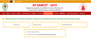 Ap eamcet 2020 registration frequently asked questions. Ap Eamcet Results 2019 Date Jntu Kakinada To Publish Results After May 27 Education News The Indian Express