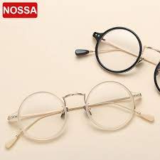 Klasicni Okrugli Rimless Za Klasični Optički Okvir Elegantne Prozirne  Naočale
