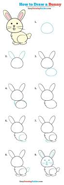 Voir plus d'idées sur le thème dessin lapin, lapin, dessin. 10 Cartoon Animal How To Drawings Brighter Craft Comment Dessiner Un Lapin Lapin Dessin Facile Dessin Debutant