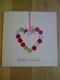 Happy Birthday Greeting Card Making For Kids Pin By Martinette Coetzee On Tarjetas Birthday Cards Diy Homemade Birthday Cards Button Cards