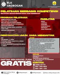 Uc browser is hosting omg. Informasi Pelatihan Di Tahun 2021 Blk Grobogan