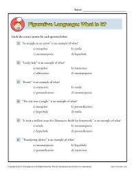 Figurative Language What Is It Worksheet Language Worksheets Figurative Language Worksheet Figurative Language Printable