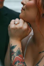 upcoming wedding engagement ring and photo shoot