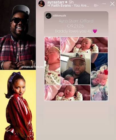 Grammy Award-winning producer, Slikk Muzik names his daughter after Ayra Starr.