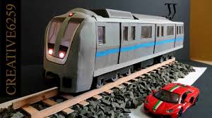 How To Make A Rc Metro Train With Cardboard And Dc Motor Amazing Diy R Train Toy Trains Tracks Train Engines