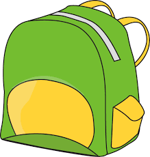 Pin By Kroberti On Back Pack Day Pins Clip Art Green Backpacks School Clipart