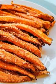 Baked sweet potato fries are one of the dishes we have on a weekly basis. Air Fryer Dessert Fries Cinnamon Sugar Sweet Potato Fries