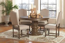 Coaster Willem 5 Piece Round Single Pedestal Table Set Underground Furniture Modern Furniture Dining 5 Piece Set Round Dining Room Round Dining Room Table