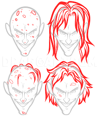 How To Draw Scary Faces, Draw Scary Characters, Step By Step, Drawing  Guide, By Dawn - Dragoart