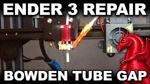 Fixing Ender 3 Bowden Tube Gap Tube 3d Printer Extrusion