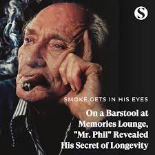 Philip Llewellyn Hall, known to everyone as “Mr. Phil,” passed away this  week at age 98. Every night, from 10 a.m. until closing, he sat in his  usual chair at Memories Lounge