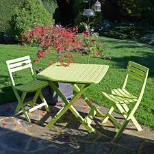 Buy green garden garden chairs and get the best deals at the lowest prices on ebay! Brescia Folding Table With 2 Brescia Chairs Set Lime