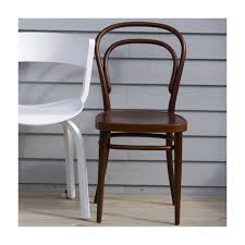 À chiner paire de chaises bistrot bois courbé fischel sur selency. 214m Chaise Bistrot Thonet Assise Bois Marron Cerise Sur La Deco
