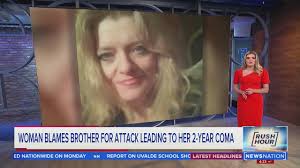 Woman wakes from 2-year coma, says brother attacked her