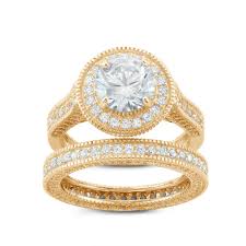 Official facebook page of fingerhut.com. Fingerhut Tiara 14k Gold Plated Sterling Silver Round Cz Halo Bridal Set Fine Jewelry Jewelry Fashion Rings