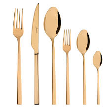 Karaca foça 24 parça 6 kişilik çatal kaşık bıçak seti kutulu. Jumbo 5400 12 Kisilik 72 Parca Catal Kasik Bicak Seti Titanyum Gold Karaca