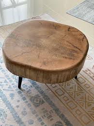 The log coffee table available on the site are made of different materials such as wood, aluminum, marble, steel, glass and so on, so that you can pick the best one to go with your existing decor. Real Heavy Tree Log Coffee Table Home Furniture Others On Carousell