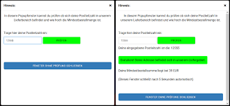 In grossen städten dient sie zudem der sortiertung nach zustellgruppen und filialpoststellen. Postleitzahl Prufung Beim Betreten Des Shops Fur Gambio Modified Webservice Weiden