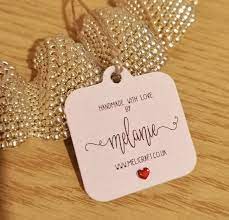 Handmade By Labels Tags Personalised Gift Tags Custom Etsy Personalized Gift Tags Gift Tags Gift Maker