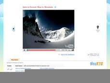 Mt Everest Lesson Plans Worksheets Reviewed By Teachers