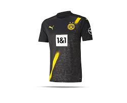 Fans von borussia dortmund verärgert über fehlendes wappen. Puma Bvb Dortmund Trikot Away 20 21 002 In Schwarz