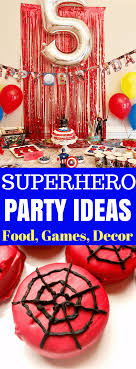 Kids love goodie bags as they treat it like a gift and there is always a marvel avengers party favors pack ~ bundle of 12 avengers play packs with stickers, coloring books, and crayons (avengers party supplies). Superhero Party Ideas Avengers Party Games Decor Food Invites