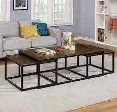 Nesting tables coffee, console, sofa & end tables : Gracie Oaks Hensley Frame 3 Nesting Tables Sets Reviews Wayfair