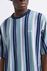 Black And White Striped T Shirt Vertical Iets Frans Purple Vertical Stripe Short Sleeve T Shirt In 2020 Striped Tshirt Men Vertical Stripe Striped Shorts