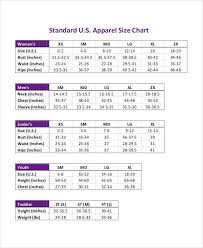 Measurement Chart 11 Examples In Pdf