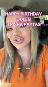 Trisha says we are meant to have fun so HAVE FUN 🪩 #trishapaytas #trisha  #justtrish #trishlikefish88