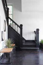 Leanne Ford A Bit On The Dark Side Ford Interior House Beautiful Magazine Painted Stairs