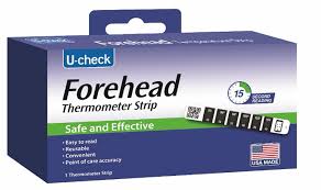 But before you install the temperature strip, be sure that your aquarium is clean. U Check Forehead Thermometer Strip Sci Medic Inc