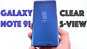 Samsung Official Clear S View Flip Cover For Galaxy Note 9 Youtube