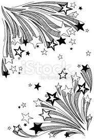Hand Drawn Doodles Of Shooting Stars Star Doodle Star Illustration Shooting Star Drawing