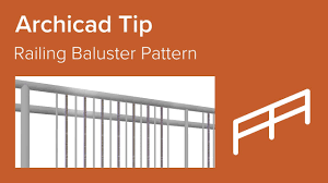 Made of quality pressure treated #1 southern yellow pine and black aluminum balusters, your new stylish railing will be the talk of the. Archicad Tip Edit The Railing Baluster Pattern Youtube