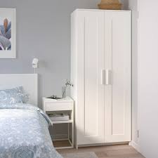 The ikea bygstad wardrobe has an overall height of 71.25 (181 cm), width of 47.25 (120 cm. Buy Brimnes Wardrobe With 2 Doors White Online Uae Ikea