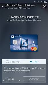 Login wahlweise mittels pin oder websign. Mobiles Zahlen Mit Android Deutsche Bank