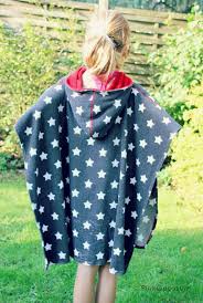 Der Neue Poncho Zum Baden Ruck Zuck Genaht Pinkopossum Schnittmuster Poncho Kinder Poncho Kinder Kinder Kleidung