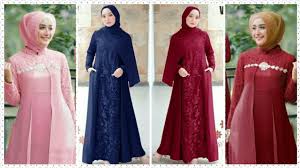 25 model baju kebaya brokat pesta terbaru di tahun 2020, ini merupakan model baju gamis dan kebaya brokat terbaru populer. 29 Model Baju Gamis Kombinasi Brokat Pesta Terbaru Di Tahun 2019 2020 Youtube