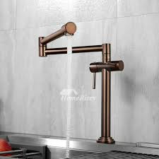 Fixing my design mistake with a gold kitchen faucet by delta. Black Gold Kitchen Sink Faucet Double Handle Brass Pot Filler Rotatable Oil Rubbed Bronze Folding Water Faucet